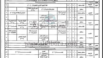 ننشر جداول امتحانات الدبلومات الفنية 