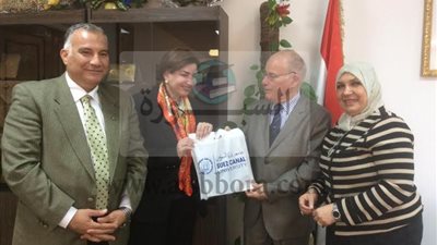 رئيس جمعية ديليسبس يزور جامعة قناة السويس 