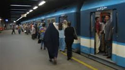  اعادة تشغيل الخط الأول لمترو الانفاق بعد رفع جثمان فتاة طرة الأسمنت