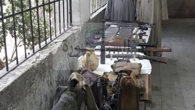 الامن يقتحم  جزيرة بالبدارى ويضبط قذائف مضادة للطيران واسلحة متنوعة باسيوط 