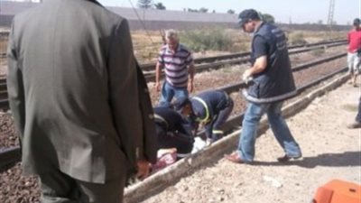 دهس طالبتين تحت عجلات القطار بكفر الدوار 