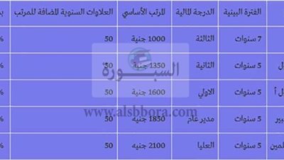 رسميا| ننشر جدول مرتبات المعلمين بالقانون الجديد.. يشمل