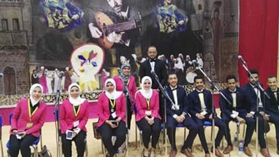 بالصور.. كورال جامعة القناة يفوز بالمركز الأول في مسابقة ابداع 5