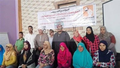 قطار البرنامج التأهيلى لشباب الصعيد يصل محطة نجع حمادى