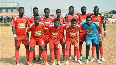 اشانتى كوتوكو يقع فى فخ التعادل امام انتر الليز   بالدورى الغانى الممتاز 