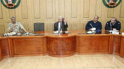 المنوفية تعقد إجتماعا تنسيقيا لمجابهة الأزمات والكوارث