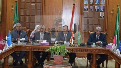 مجلس جامعة المنوفية يدين حوادث تفجير الكنائيس الإرهابية بالغربية والإسكندرية 