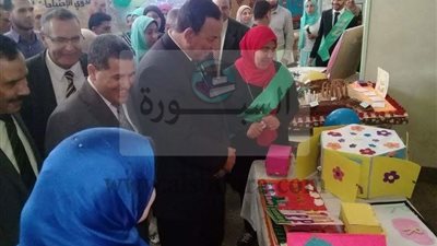 معرض للوسائل التعليمية لذوى الاحتياجات الخاصة بتربية المنوفية 