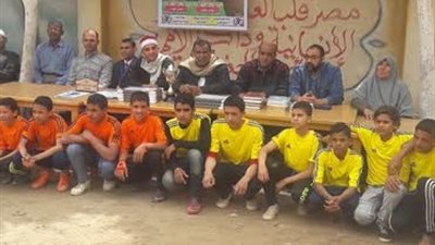 حفل ختام الانشطه بمدرسة منشأة جريس الاعداديه بالمنوفية