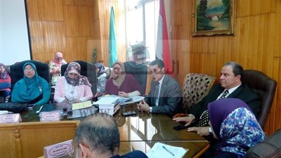 لجنة للمتابعة لاستكمال معايير متطلبات التقدم للحصول على الجودة والاعتماد بتربية المنوفية 