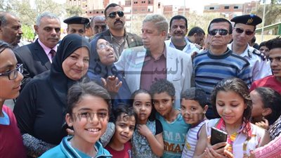 محافظ الإسماعيلية يتفقد الحدائق والمتنزهات في شم النسيم