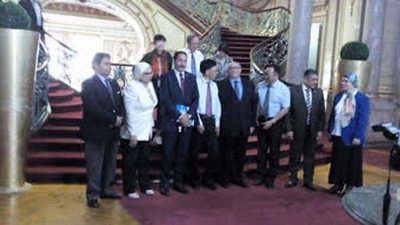 بالصور.. وفد صيني بجامعة عين شمس