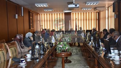 انعقاد مجلس جامعة مدينه السادات الشهرى لبحث جدول اعماله