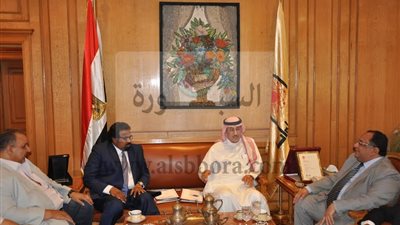 الملحق الثقافى السعودي يزور جامعة حلوان لتفعيل آليات التنسيق والتعاون