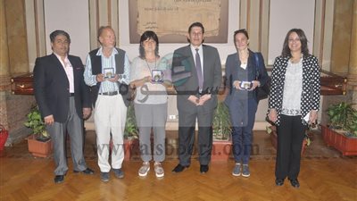 وفد الماني بجامعة عين شمس 