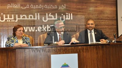 شوقى: نسعى إلى الارتقاء بمستوى الطلاب والمعلمين من خلال استخدام بنك المعرفة  