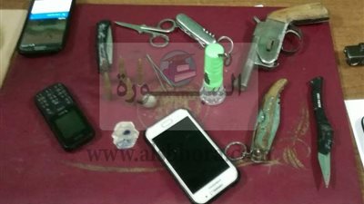 بالصور ضبط تشكيل عصابى  لسرقة المحلات يتزعمهم متهم ب17 قضية بأسيوط