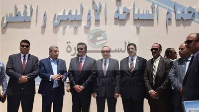 محافظ بني سويف يشارك وزير التعليم العالي افتتاح عدد من المنشأت التعليمية والرياضية بالجامعة