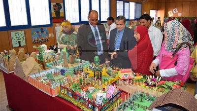  لاول مرة معرضاً لتنمية القدرات الفنية لطلاب تربية سوهاج 