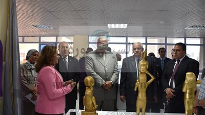 معرض أثار بكلية السياحة والفنادق بجامعة مدينة السادات