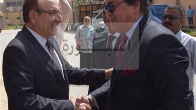 آمين لطفي  ووزير التعليم العالى والمحافظ يفتتحون كلية علوم الملاحة وتكنولوجيا الفضاء 