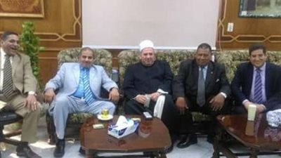 رئيس جامعه الازهر في جوله تفقديه بالمنوفية  قبل بدء امتحانات نهايه العام  