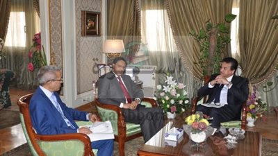 وزير التعليم العالى يستقبل السفير الموريتانى بالقاهرة