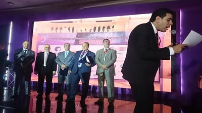 تكريم الجندي وعلام بالمؤتمر الخامس لجمعية الاطفال وحديثي الولاده بالمنوفية 