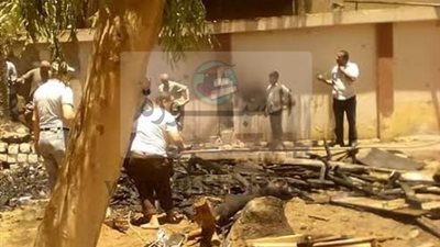 تعليم بني سويف التحقيق في نشوب حريق بمدرسة الصناعات الميكانيكية باهناسيا 
