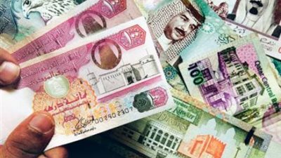 ننشر أسعار العملات العربية مقابل الجنية ..الريال السعودي  483 قرشا ، والدينار الكويتي 59,554 جنيها